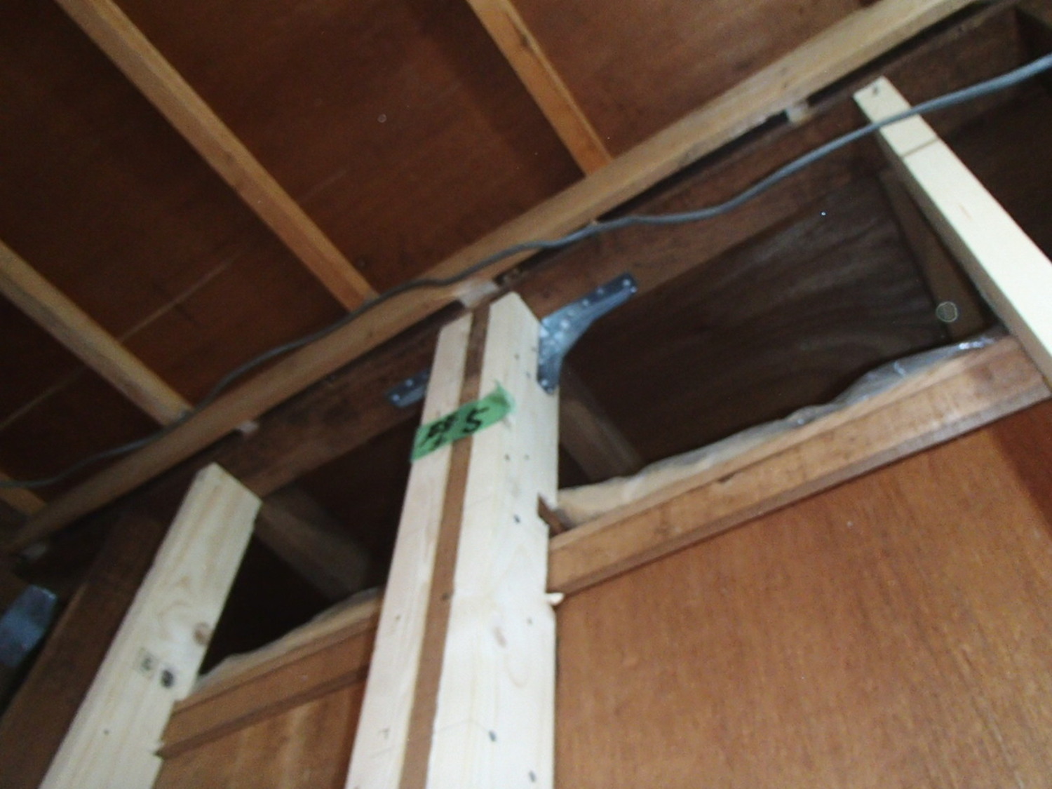 内壁補強・外付ホールダウン工事